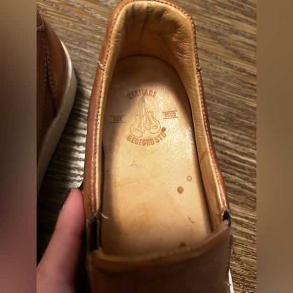 BED STU Hermione Leather Slip- On Sneakers sz 6 - Picture 4 of 7